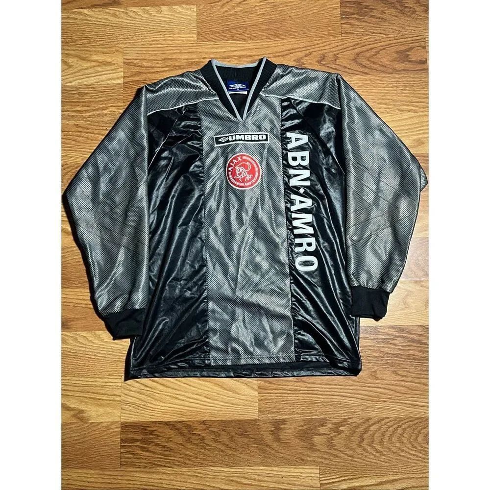 Vintage Umbro Ajax Amsterdam 1998/99 Goalkeeper Soccer Football Jersey Medium